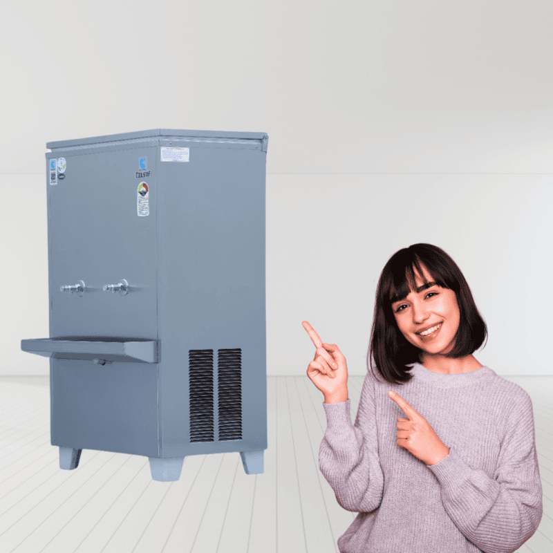 Stainless steel water cooler from Climatrol, model SS6080.