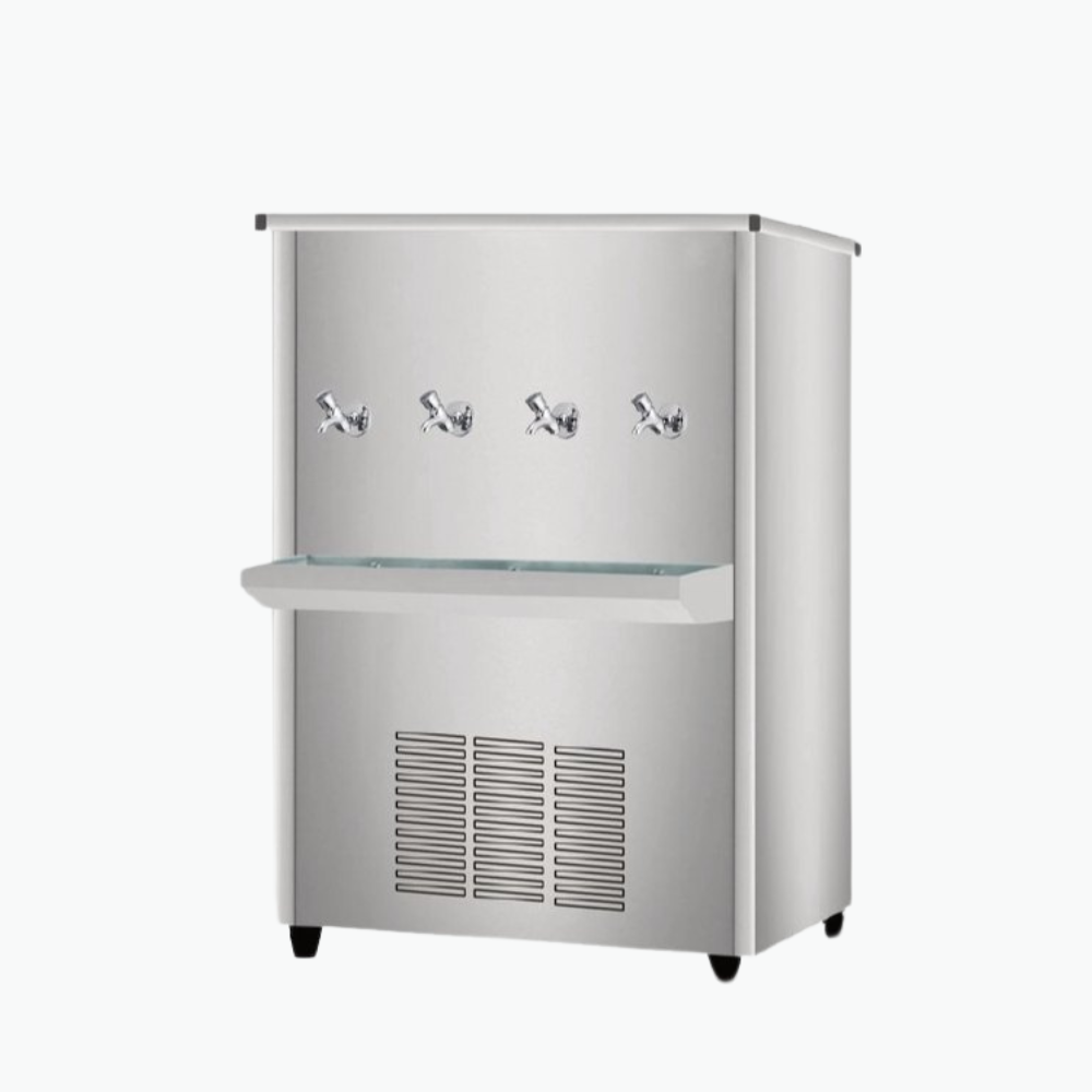 Nirvana Storage Water Cooler NSW200400, front view. Nirvana Storage Water Cooler NSW200400, front view.