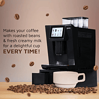 The high-capacity bean hopper on top of the Atlantis Brew Fully Automatic Coffee Machine. The high-capacity bean hopper on top of the Atlantis Brew Fully Automatic Coffee Machine.