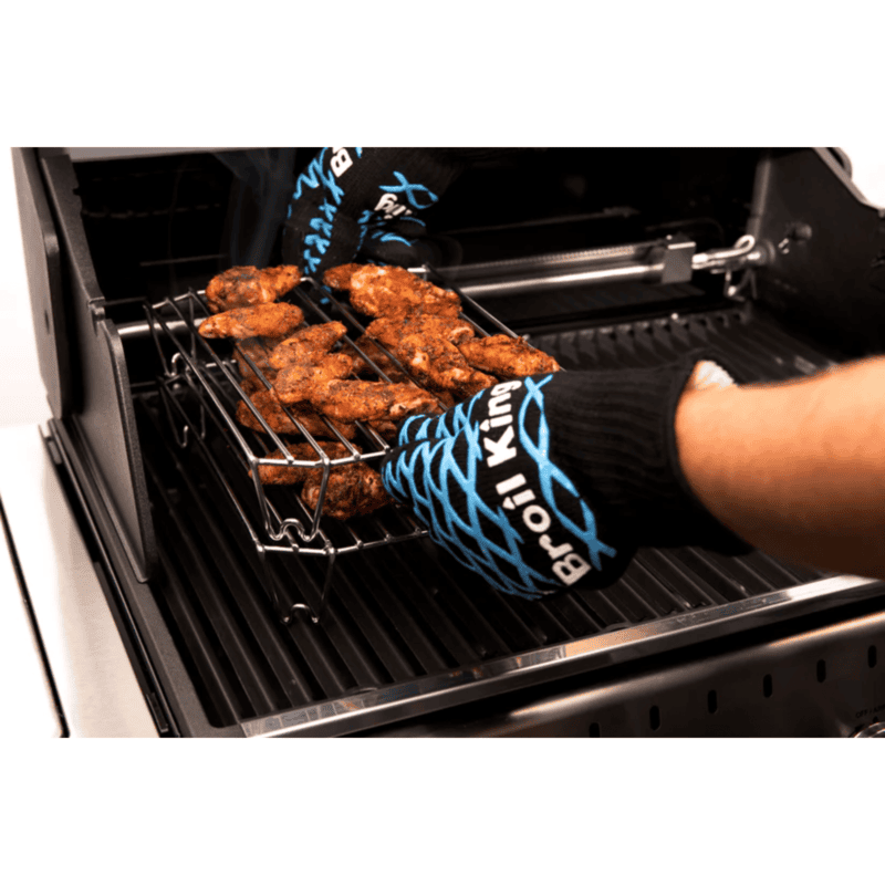 Broil King Glove - Single Black With Blue Accents