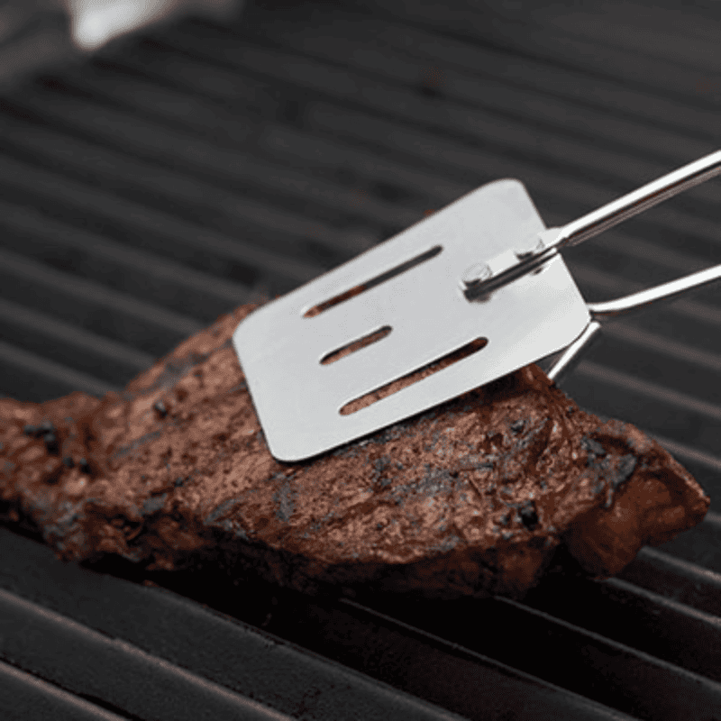 Grillpro 2 In 1 Chrome Plated Turner/Tong