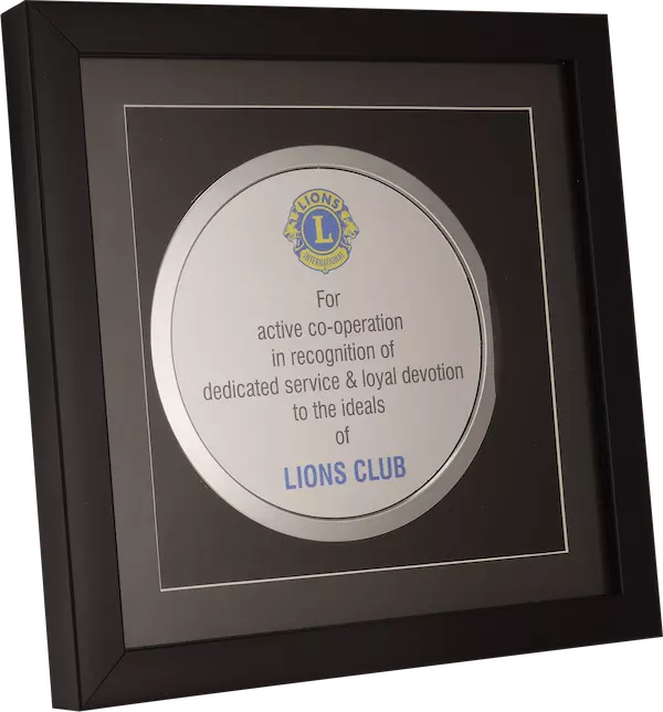 LIONS CLUB PLAQUES TROPHY