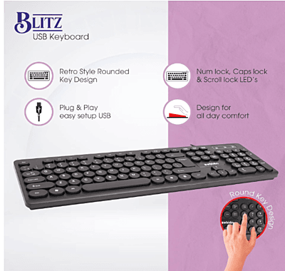 Zebion Usb Keyboard Blitz (Black) Zebion Usb Keyboard Blitz (Black)