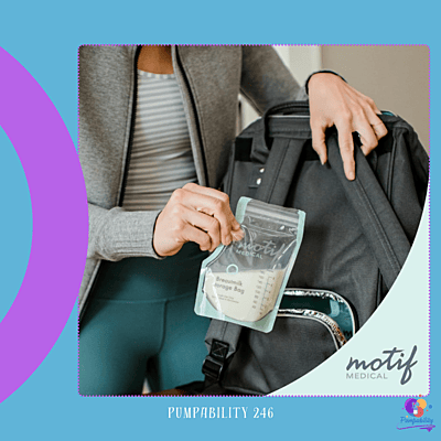 Motif Milk Storage Bags