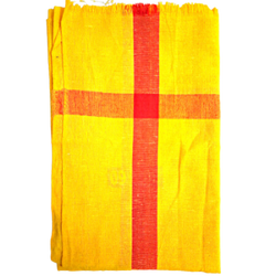 Yellow Colour Towel for Pooja/Hawan