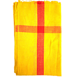 Yellow Colour Towel for Pooja/Hawan