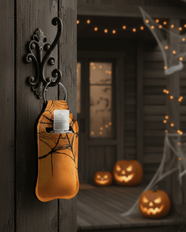 Halloween Hand Sanitizer Keychains