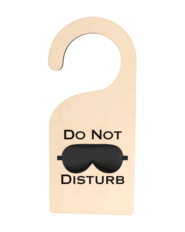 Do Not Disturb Door Hanger