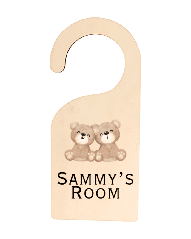 Personalized Bedroom Door Hanger