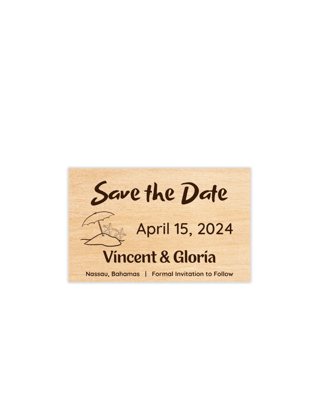 Destination Save the Date Cards, Set of 16