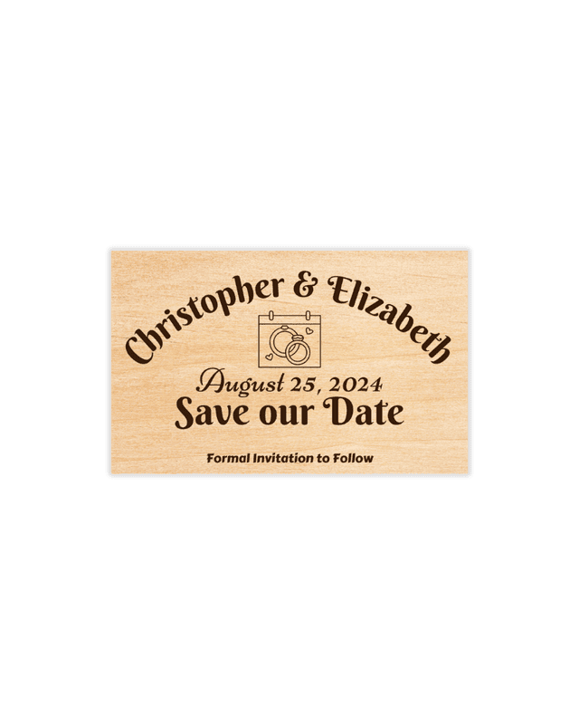 Save Our Date Card, Set of 16