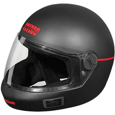 STUDDS PREMIUM VENT MATT BLACK C/V (L)