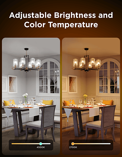 Govee RGBWW Smart LED Bulb (2 Pack) --E14