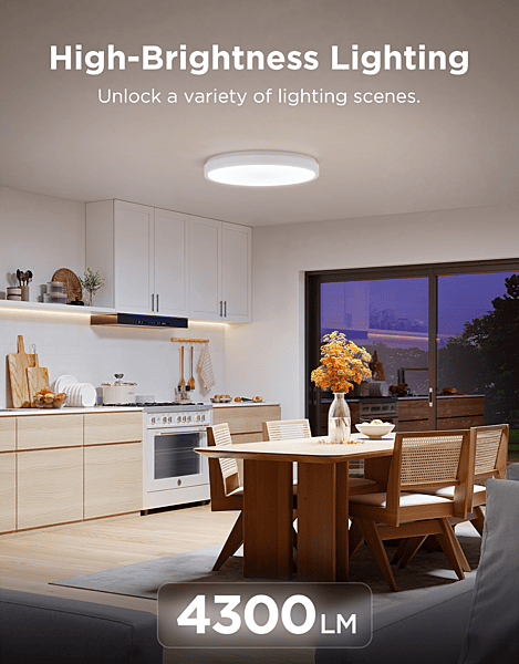 Govee 15inch RGBICWW + RGBICWW Round Smart Ceiling Light