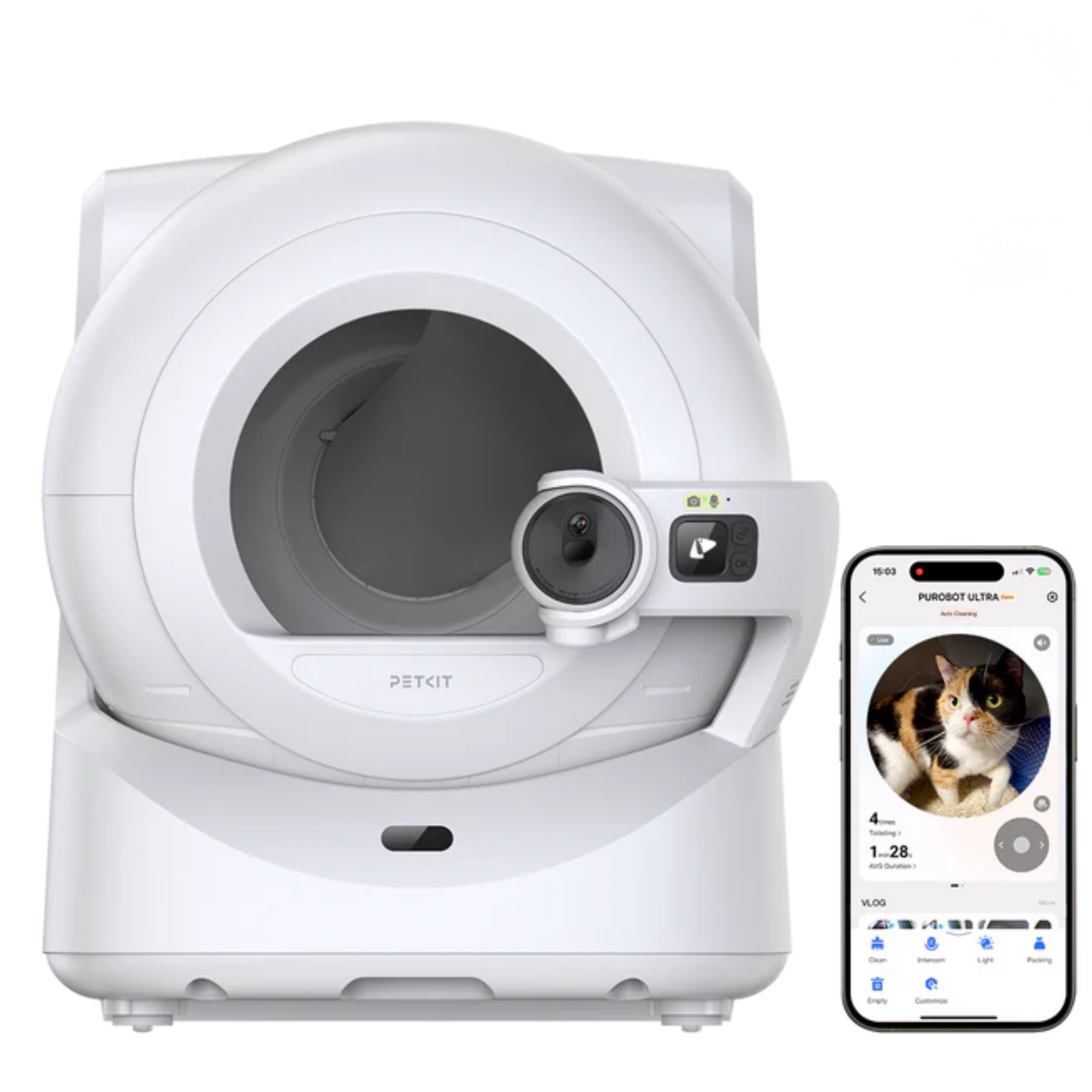Petkit Purobot PETKIT PUROBOT Ultra AI Self-Cleaning Cat Litter Box with Smart CameraUltra-EU