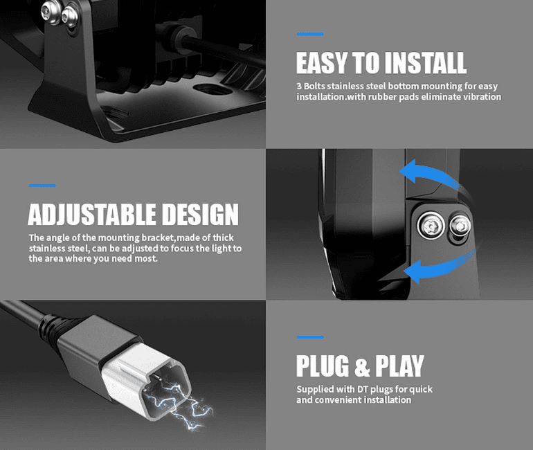 Aurora 7" Offroad Truck LED Working/Driving Fog Light [PAIR]