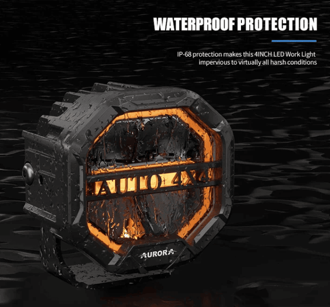Aurora 4" FireNova Pod with Amber DRL