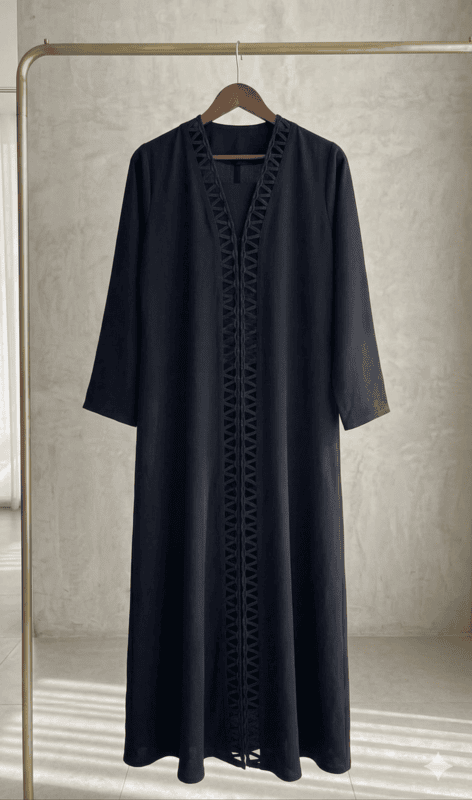 Black Knot Abaya