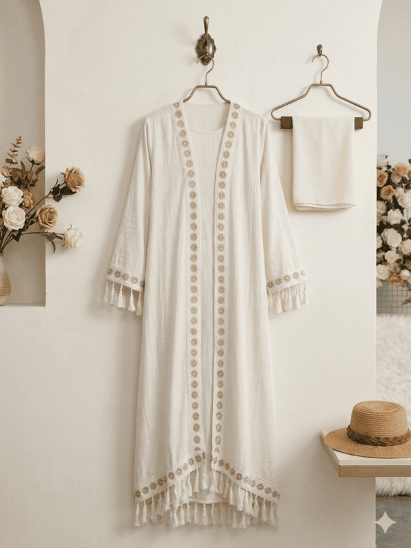 Simple Tussle Abaya
