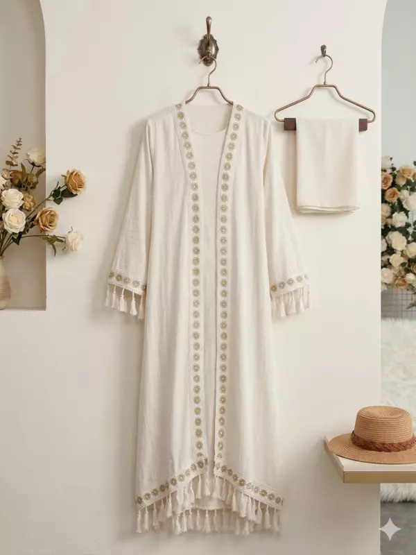 Simple Tussle Abaya
