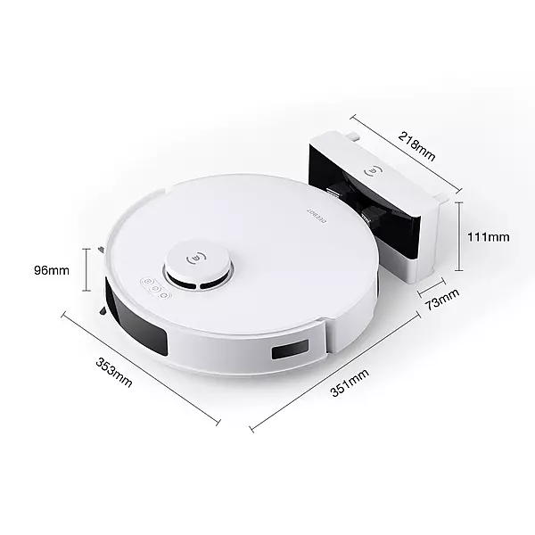 Ecovacs DEEBOT N20 PRO Robot Vacuum Cleaner - 8000Pa Suction, 300min Runtime