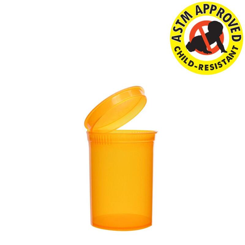 Philips Rx Pop Top Bottle - Translucent Amber- 30 dram - 150 Units