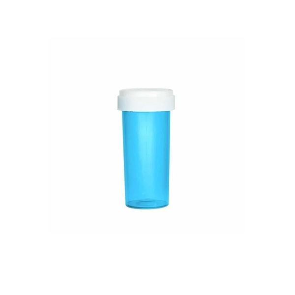 30 Dram Reversible Cap Vials Blue (190 Units/Box)