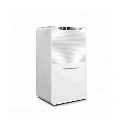 Front standing view of White Westinghouse AWHD40L dehumidifier Front standing view of White Westinghouse AWHD40L dehumidifier