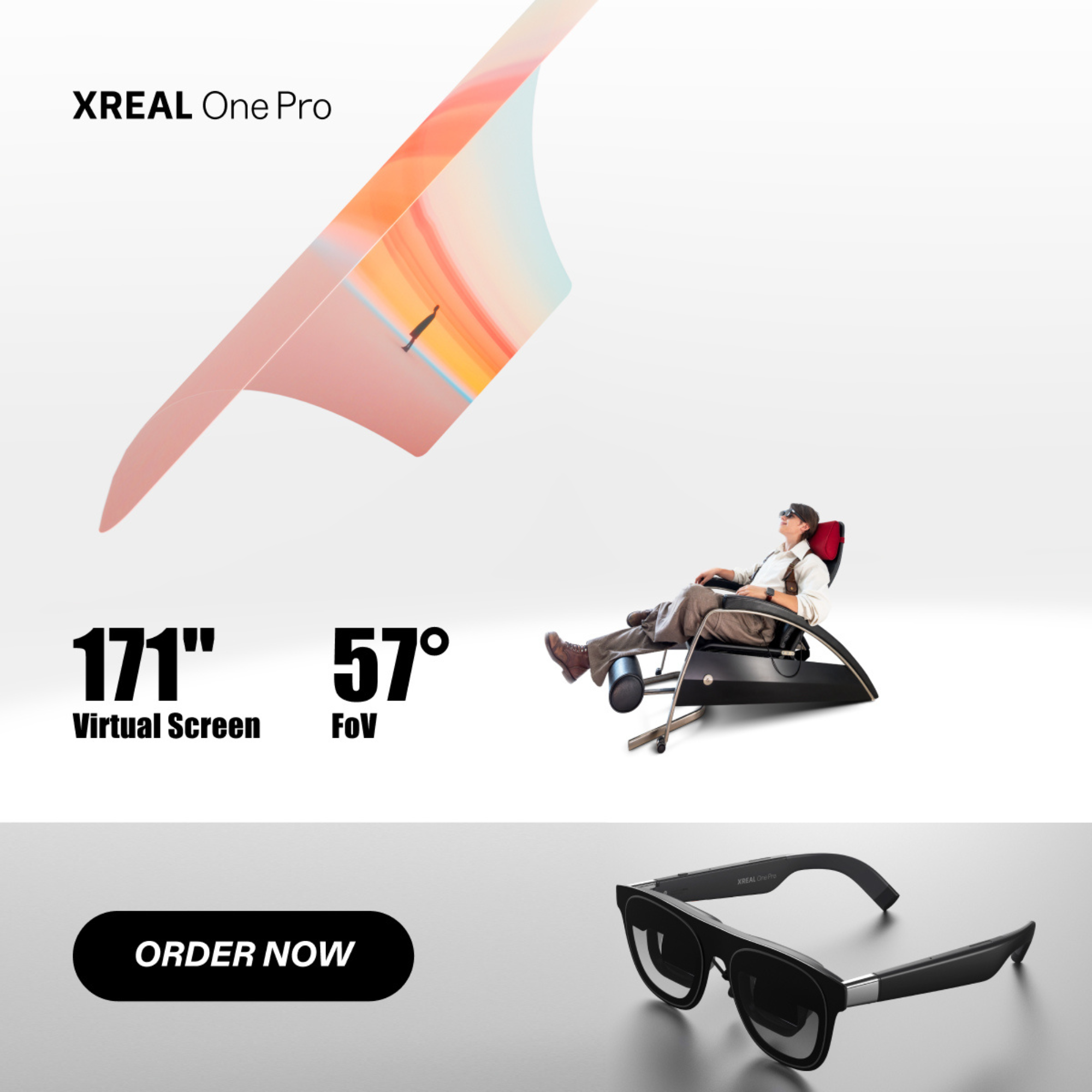 XREAL One Pro - AR Smart Glasses 120Hz Full-HD Micro-OLED, Bose Audio - UNBOXED DEAL