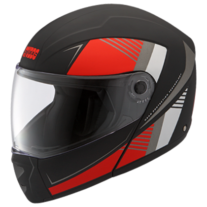 STUDDS NINJA ELITE SUPER D3 MATT BLACK N2 RED XL