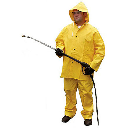 3 PCS FR Yellow PVC Rainsuit