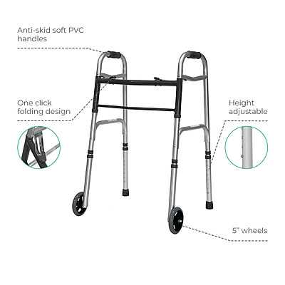 3008 Front-Wheel Folding Walker