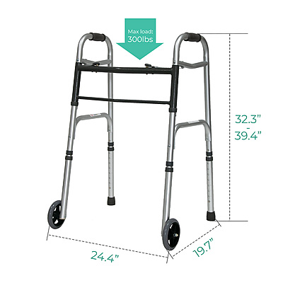 3008 Front-Wheel Folding Walker
