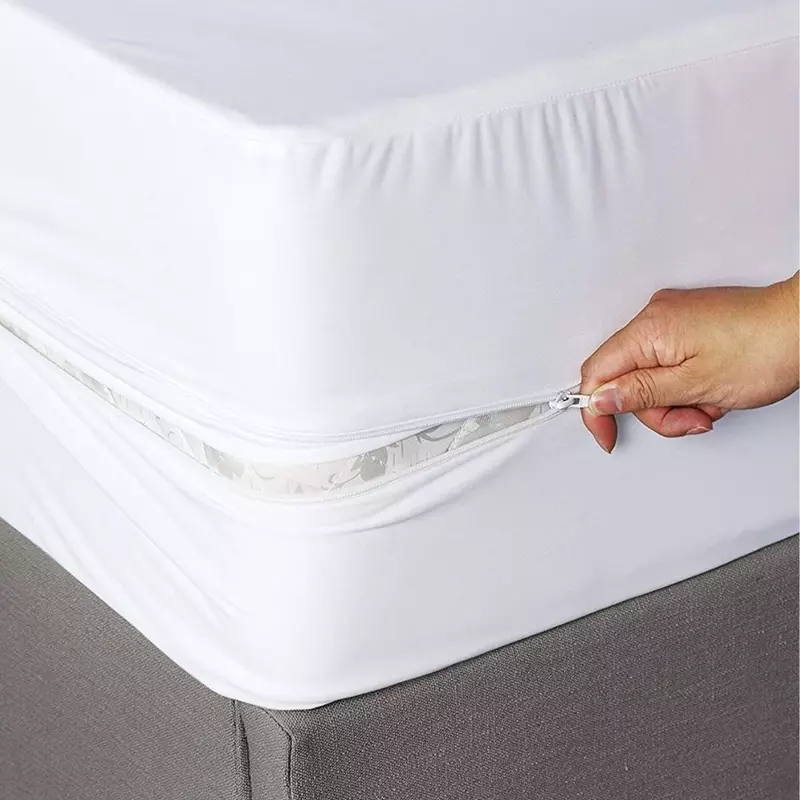 Mattress Protector Queen 60" x 80" x 12" (Waterproof + Bed Bug Proof)