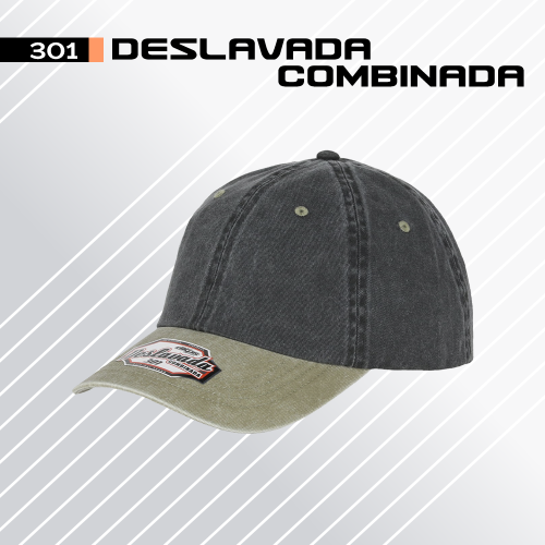 301 GORRA DESLAVADA COMBINADA DKPS