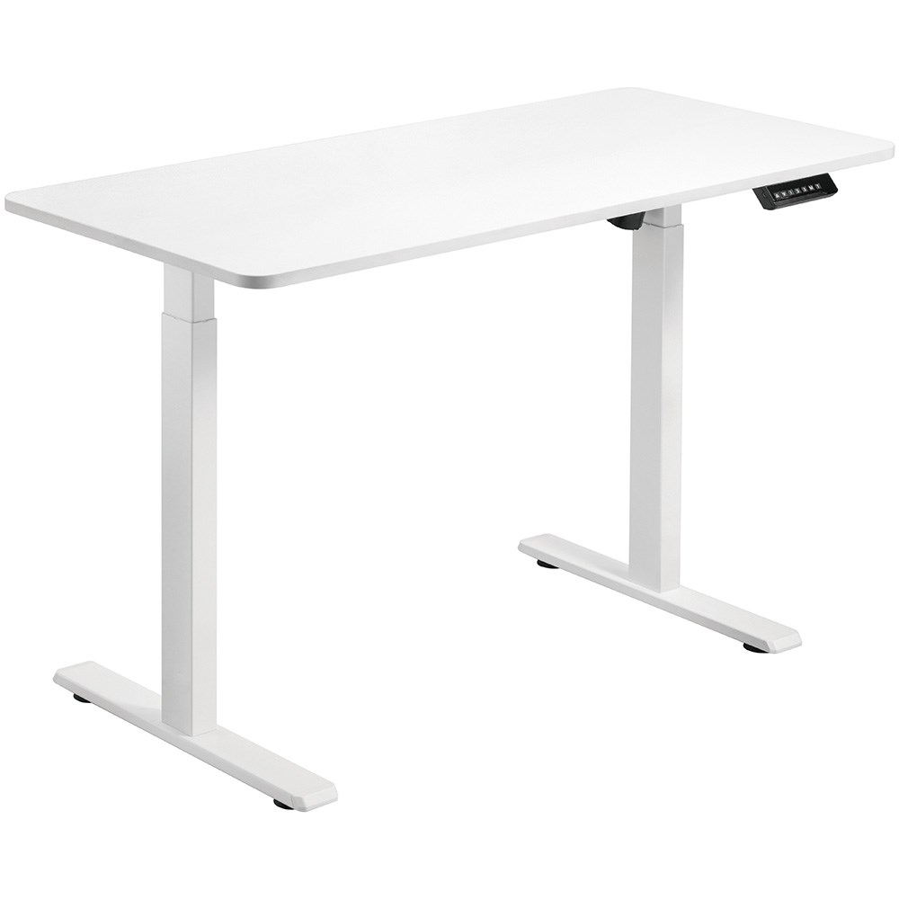 Ergovida Electric Sit-Stand Desk 1200W x 600D x 710-1190mmH White/White
