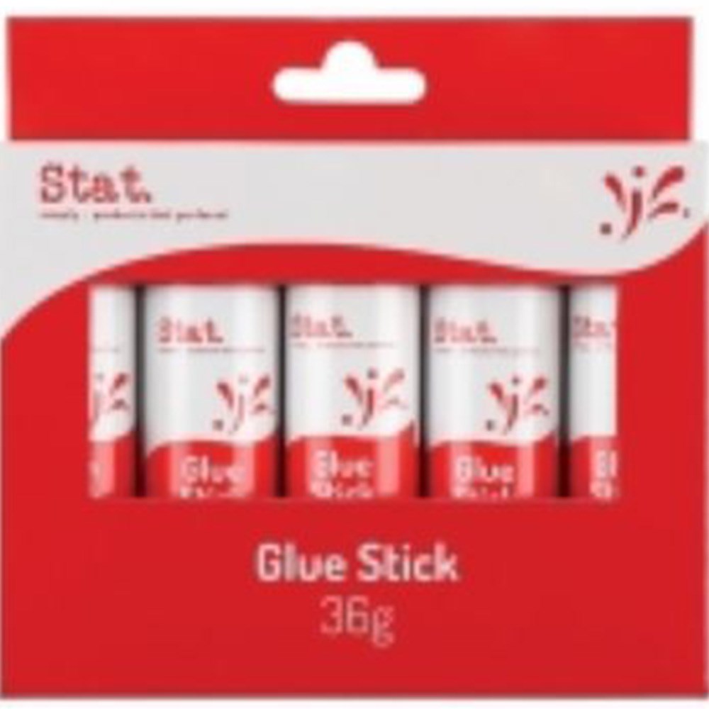 Stat Glue Sticks PVP Clear 36gm Large Pack  of 5