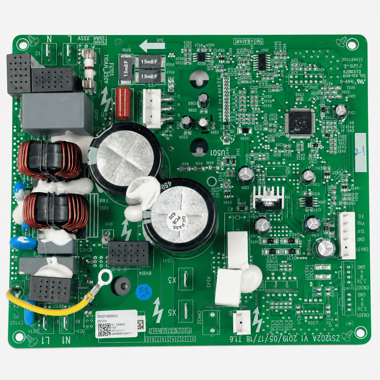 Tarjeta Motor Evaporador Equipo Paquete 5TON, (AP6) 1 Y 3 Fases, RVI Series - 30221000023