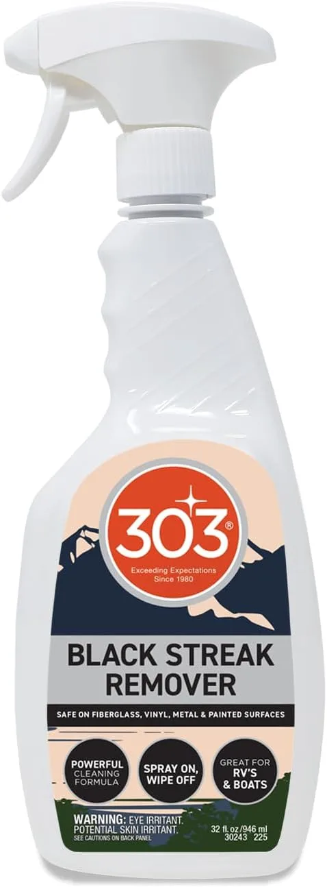 303 Products Black Streak Remover - Removes Black Streaks and Dirt, Provides A Clean, Streak-Free Finish on RVs, Campers