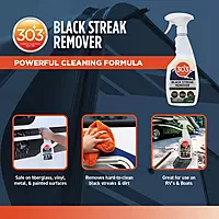 303 Products Black Streak Remover - Removes Black Streaks and Dirt, Provides A Clean, Streak-Free Finish on RVs, Campers
