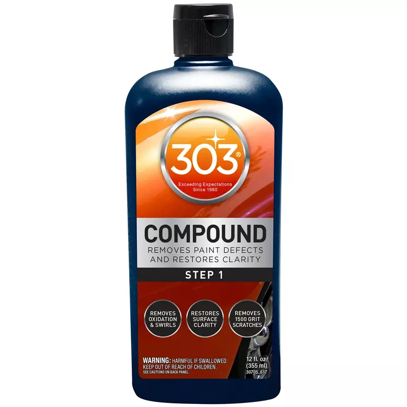 303 Products Compound - Removes Paint Defects and Restores Clarity - Removes Oxidation and Swirls