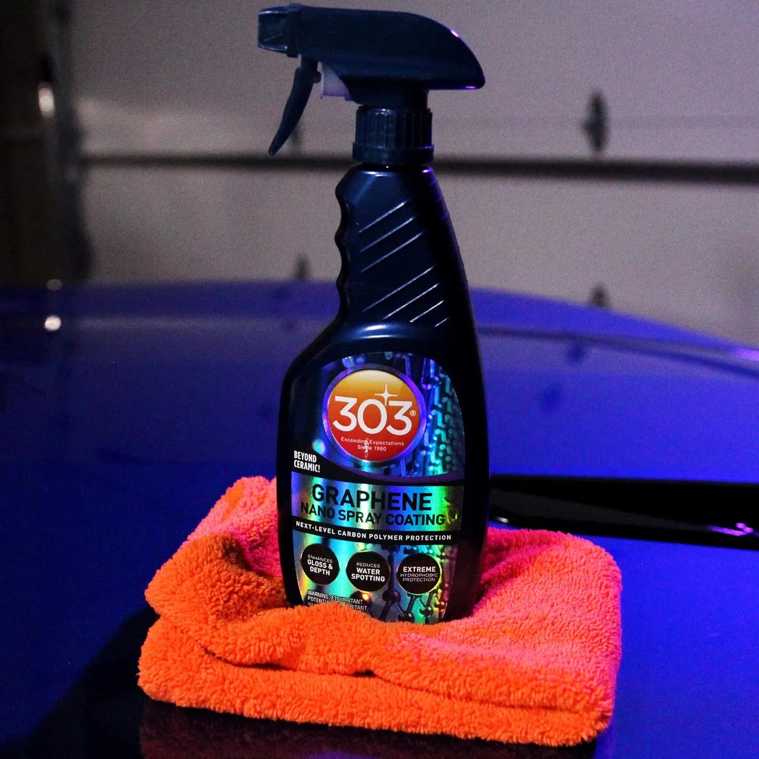 303 Products Graphene Nano Spray Coating - Enhanced Gloss & Hydrophobic Protection, 15.5 oz