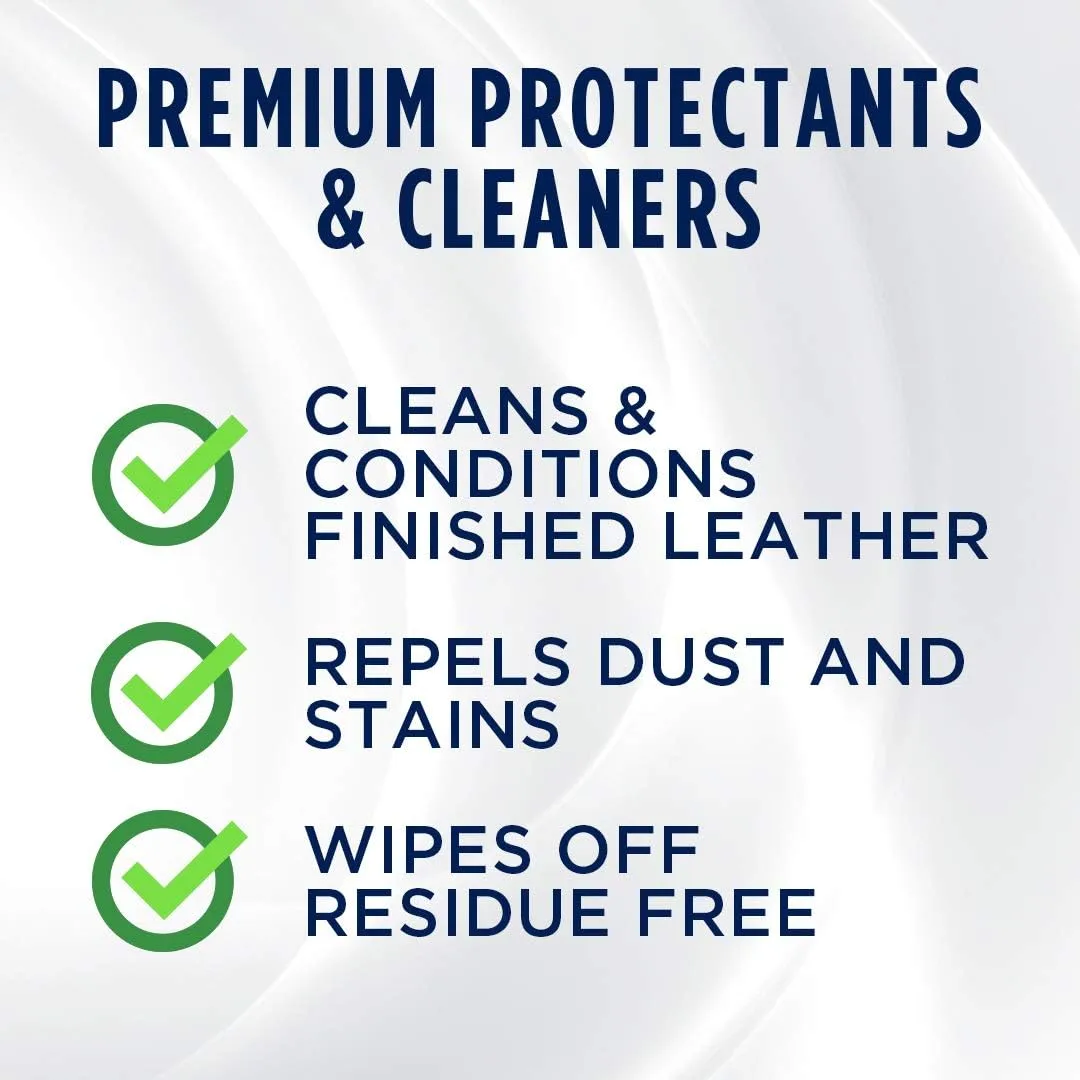 303 Products Leather 3-In-1 Complete Care - Cleans, Conditions, & Protects - Helps Prevent Fading & Cracking