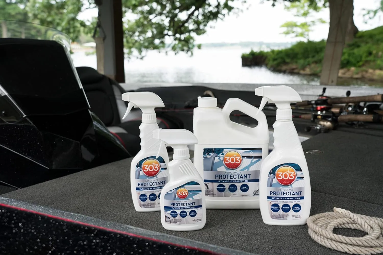 303 Products Marine Aerospace Protectant Spray – UV Protection, Repels Dust, Dirt, & Staining, Matte Finish