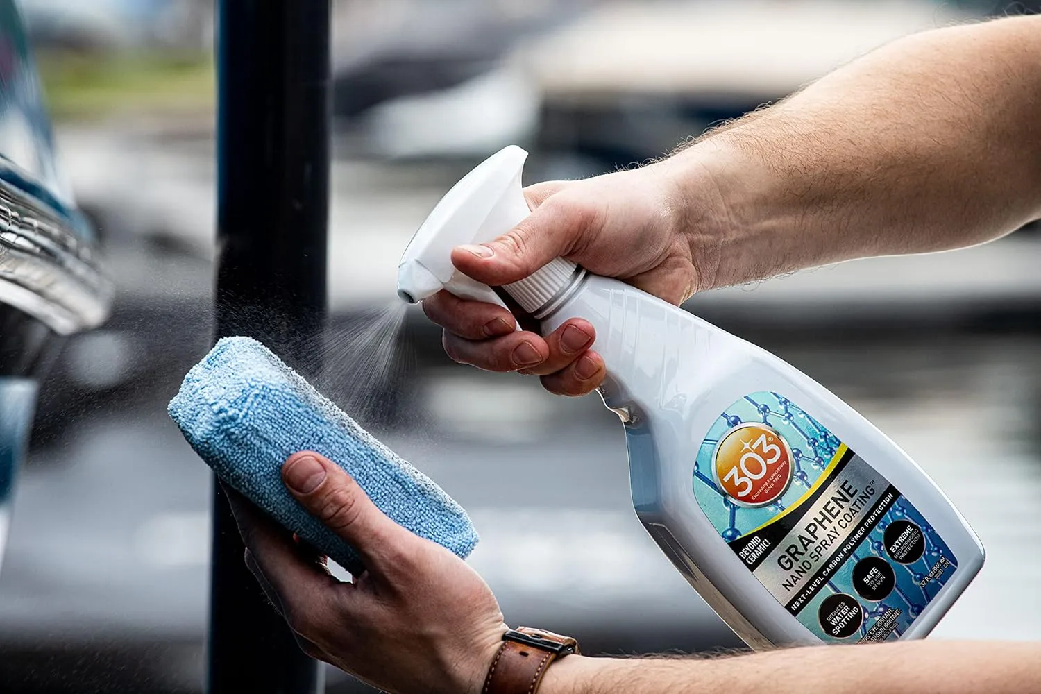 303 Products Marine Graphene Nano Spray Coating - Next Level Protection - Enhances Gloss and Depth