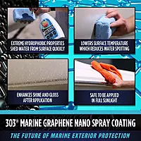 303 Products Marine Graphene Nano Spray Coating - Next Level Protection - Enhances Gloss and Depth