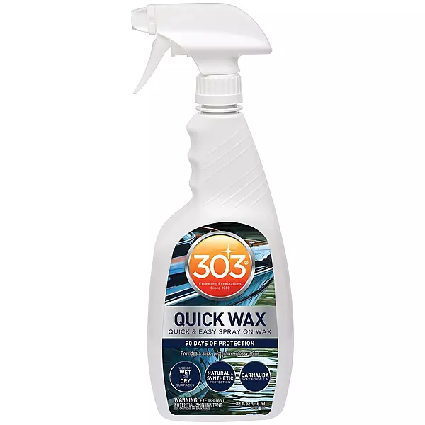 303 Marine Quick Wax - Quick & Easy - 90 Days Of Protection - Provides a Slick, Protective