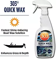 303 Marine Quick Wax - Quick & Easy - 90 Days Of Protection - Provides a Slick, Protective