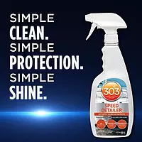 303 Products Marine Speed Detailer - Instantly Shines And Protects - UV Protection - Protects Against Fading - Removes Dust