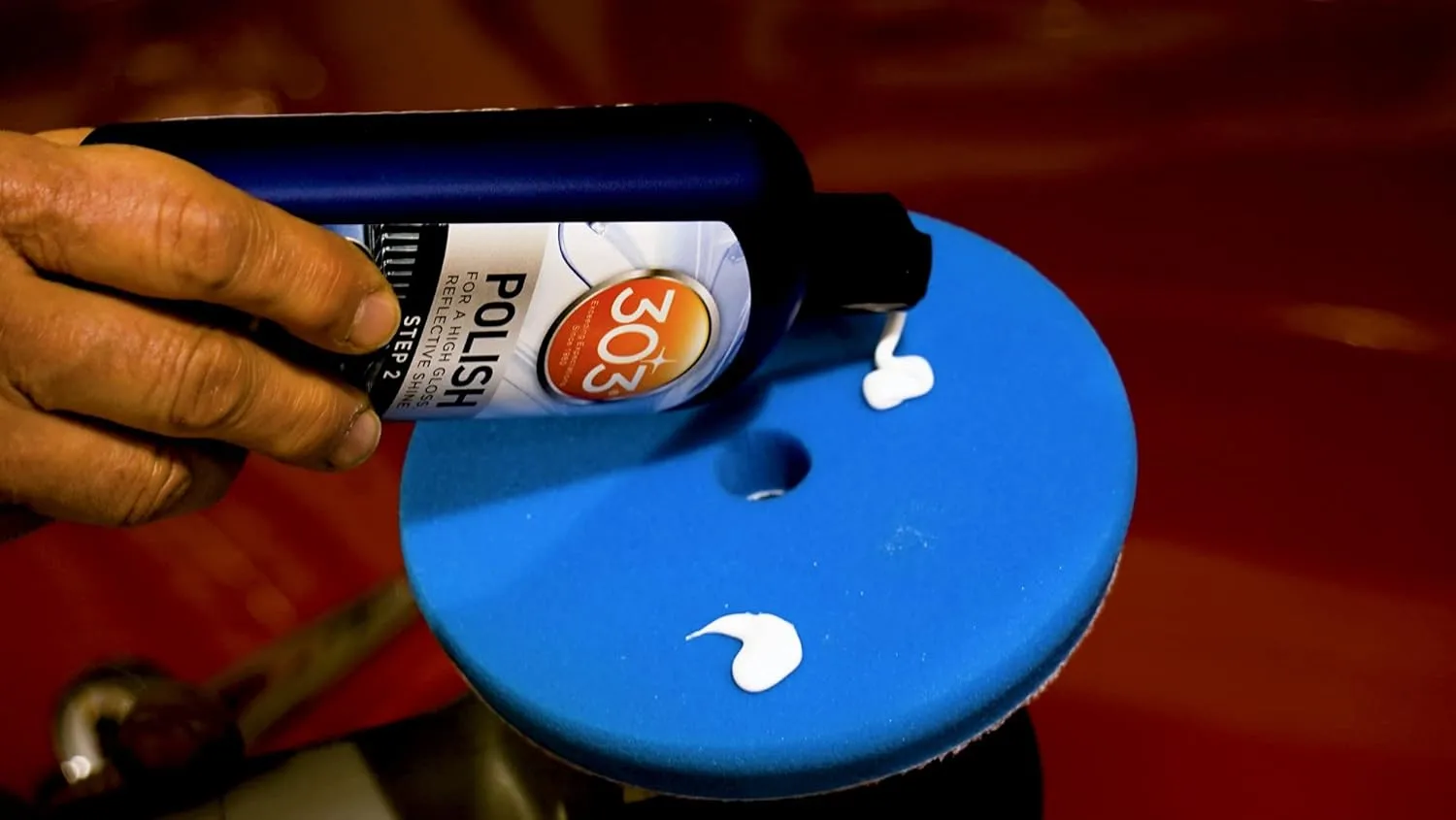 303 Polish - for High Gloss, Reflective Shine - Eliminates Swirls - Provides Deep Shine to Paint - Removes 2000 Grit Scratches (Step 2), 12 fl. oz. (30704)